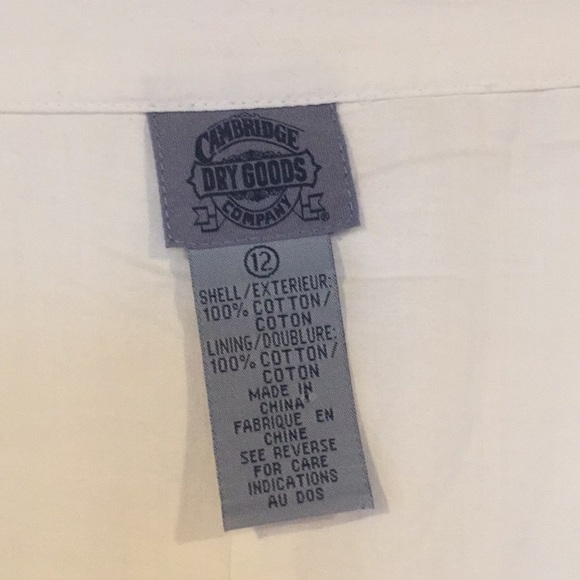 White A-line Skirt Size 12 - Picture 5 of 5